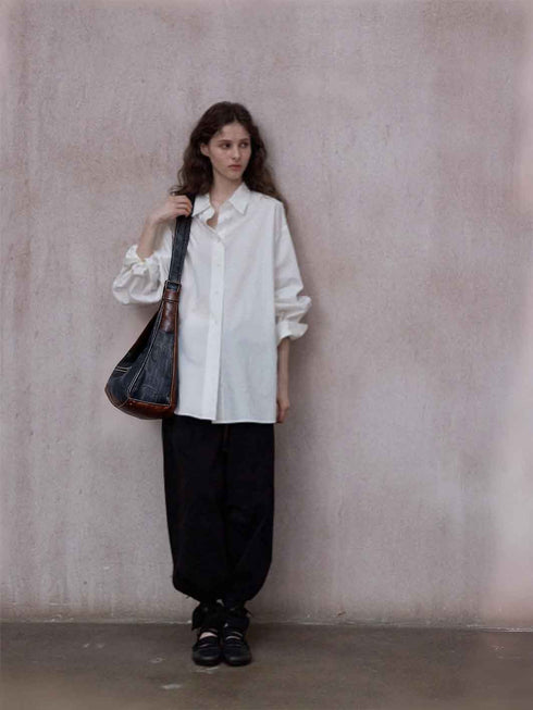 Chemise à ligne dégradée